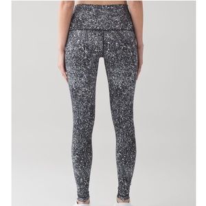 Lululemon Wunder Under High Rise Speckled Tights
